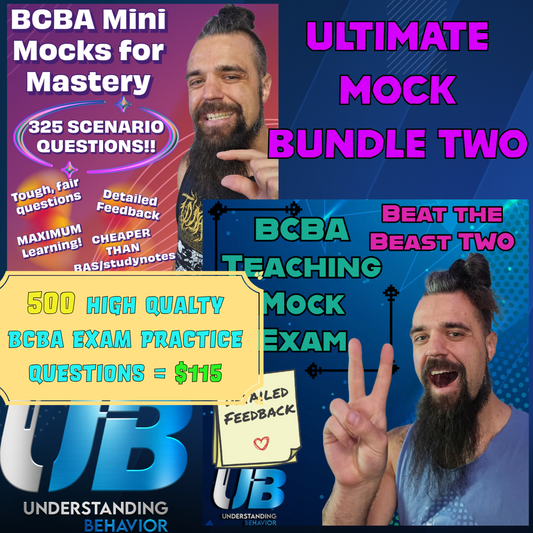 Ultimate BCBA Exam Mock Bundle (Beat the Beast TWO)